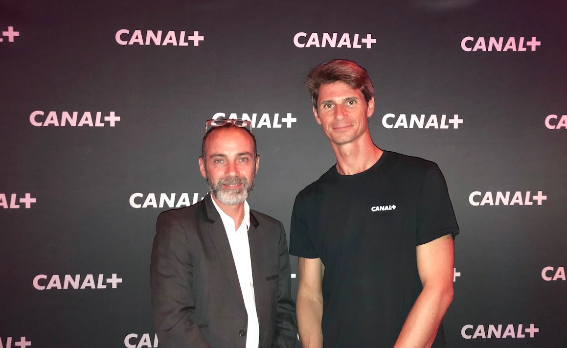 Stéphane Négrin et Axel Gallant, PDG Canal + Réunion